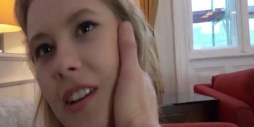 Casey Grace - Slim College Girl Casey Tricked To Screw At Pick Up Street Casting