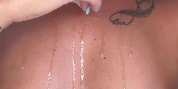 Naughty Girl Playing With A Milky Condom And Her Body? (Lisa Ann, Stacy Cruz)