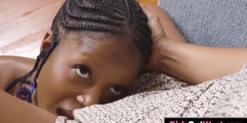 Lovely dark skinned girls pleasure each others asshole and unshaved pussy orally