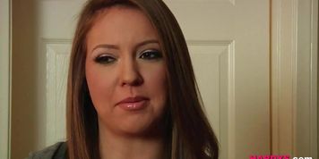 Brunette Girl Andrea Surrounds Herself