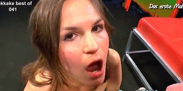 Pussy rammed slut swaps cum