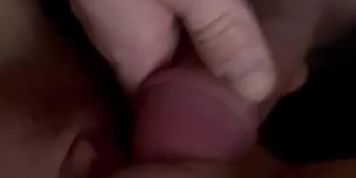 My penis and her pussy, and I cum on her and red nails (Hot Pearl)