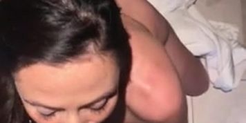 Big titty stepmom sucking step son's cock