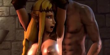 3D Hentai - Elf Teen and milf fucked rough - 3D cartoon