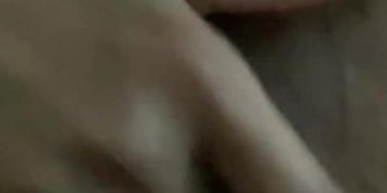 Slippery wet black pussy