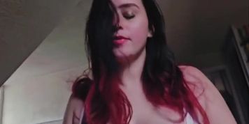 Lexi Tells Her Boyfriend His Ex Needs Bigger Cocks - Amateur Brunette With Big Natural Tits Dirty Talk & Cum On Boobs