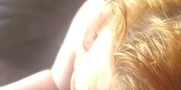 SAD SLUTTY RED-HEADED MILF GETS FUCKED IN FRONT OF WINDOW, CHEERS UP
