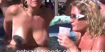 Nudists in a Pool Part 1