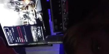 Blow job while playing video games 