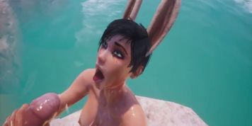 WL. TRAP BUNNY 3D (FUTANARI) #4