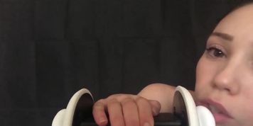 lexi asmr ear lick
