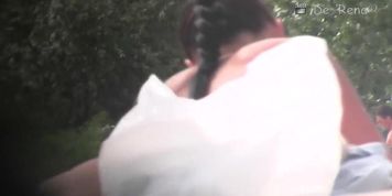 Hot nude bitch smoking cigs on the beach voyeur video