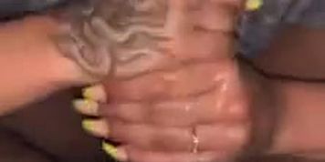 Latina sucking cock