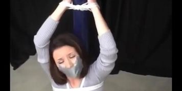 Jennipher bound and gagged in boots