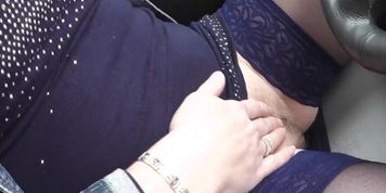 Squirt. Sexy Milf Stopped Car On Side Of Road And Masturbates Wet Pussy To Strong Orgasm. Squirting. Fingering