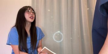Creepy Doctor Convinces Young Asian Medical Intern to Fuck to Get Ahead (AmateurCollege, Elle Lee, Lisa Ann, Stacy Cruz)