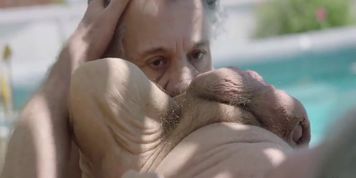 Older Real Couple Fucks With Double Sided Dildo