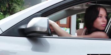 Orally pleasured teen screwed in stockings (Dana DeArmond)