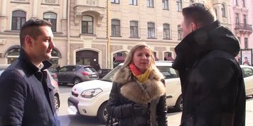 Steamy pickup screw with a dirty-minded blondie