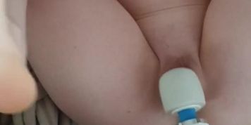 Waking up my horny tight wet gf with teasing + orgasm from her favourite hitachi massage toy (AmateurCollege)