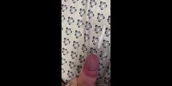 Crossdresser Reina Stroking Her Big Dick In The Shower