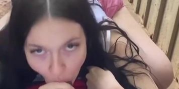 Onlyfans Brunette POV BBC Blowjob Interracial Outdoor
