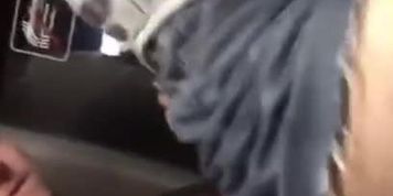 Hot teen riding dick in the bus!