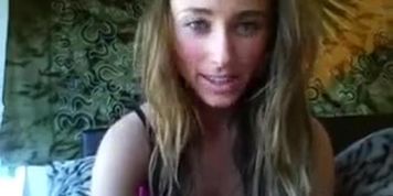 Webcam - Hot Blonde Playing Around (Full Video)