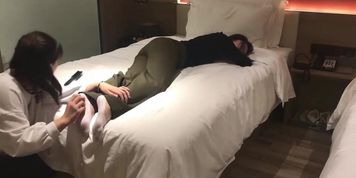Tickling training for relax after energy loss