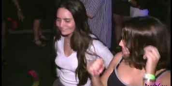 Wild Pussy Party In Night Club DJ Booth