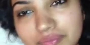 The most beautiful Indian girl of South fucking on her bed