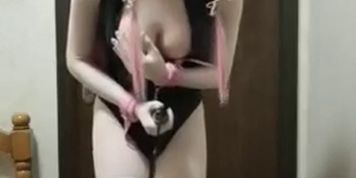 KIGURUMI MASTURBATION WITH VIBRATOR