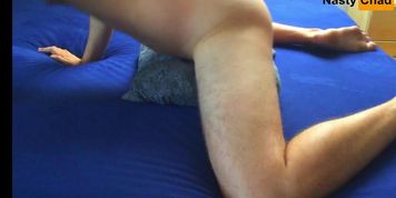 Hot guy is so horny that he fucks a pillow