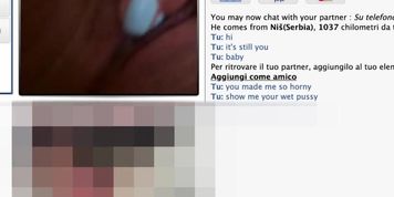 Serbian girl show her wet pussy