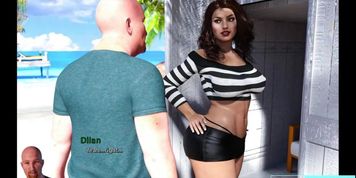 Anna Exciting Affection V.2.0 Rebecca and Dilan Beach Sex Scene by Truecrues8