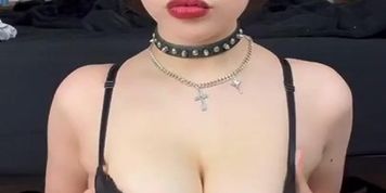Queen Nephilim Plays With Her Perfect Boobs