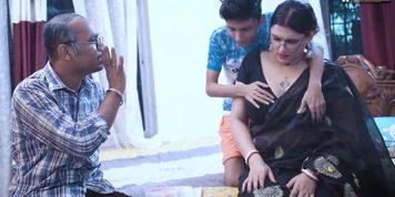 Indian Threesome - Father, Son And Private Female Teacher Xlx