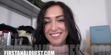 Skinny Russian Teen With Small Tits, Nika Charming, Gets Fucked In The Ass