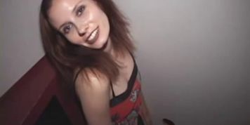 College Girl Giving Head in the Gloryhole