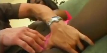 White Dude Fucks Black Nigerian Hottie With Big Tits