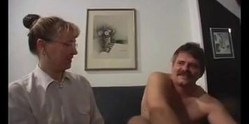 Moustache man and fat girl