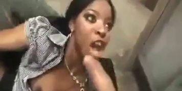 Jasmine Webb takes two huge white cocks in mensroom DP