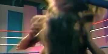 Vintage bikini wrestling girls