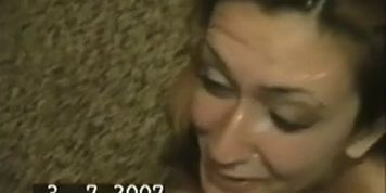 Bulgarian girl suck dick and cum