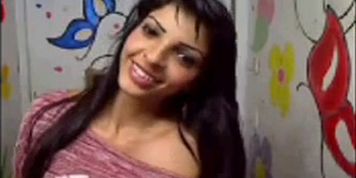 Chick With Small Tits Does A Striptease