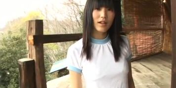 Japanese cutie Yuri Hamada strokes her twat with vibrator