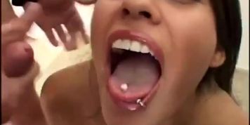 Mexican slut getting cumshots
