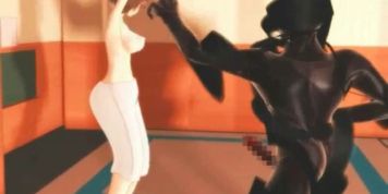 Hentai karate girl fights and fucks monsters big cock