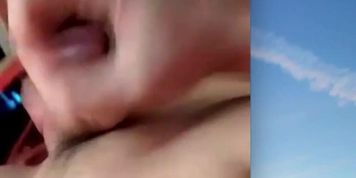 Asian Ladyboy cums very big