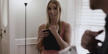Riley accepts Petes cock inside her mouth and pussy